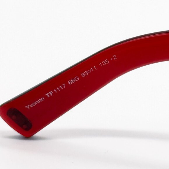 NEW TOM FORD SUNGLASSES YVONNE TF1117 66G RED WOMEN FT1117 66G main image 9